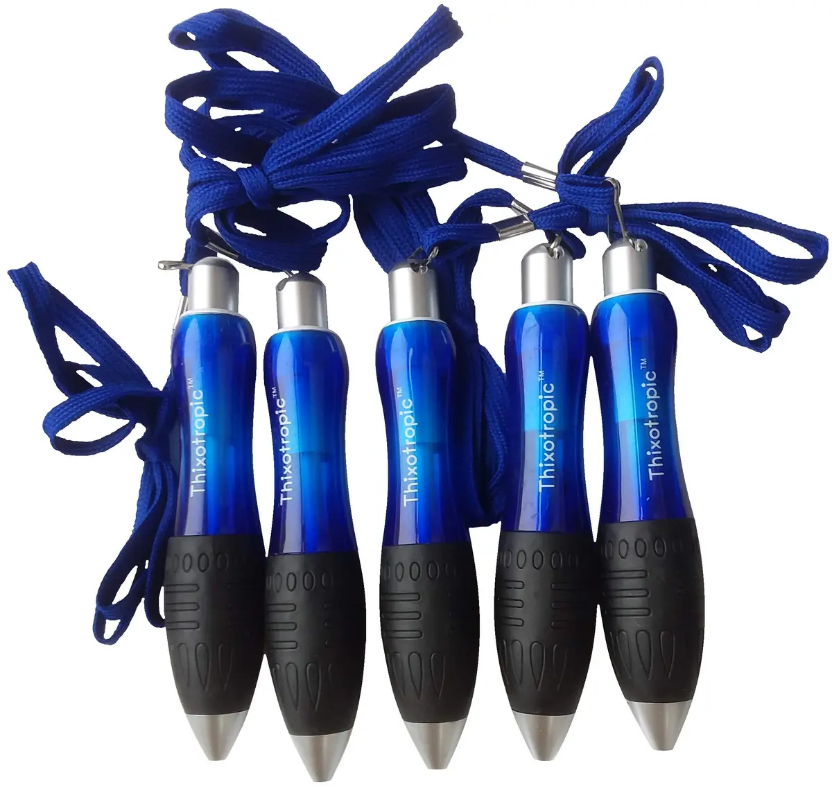Thixotropic Super Big Fat Pen for Arthritis 5 Pack | Blue Ink, Ergonomic Grip, 0.5mm - view 2