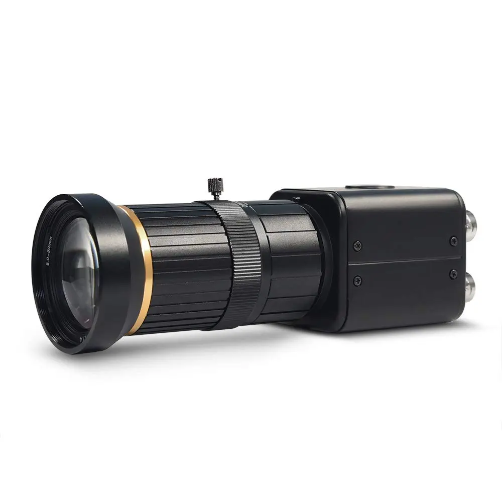 MOKOSE SDI Camera HD-SDI 2MP 1080P CCTV Security Camera with 5-50mm Manual Varifocal Lens | 126x44x44mm Metal Body - main product image