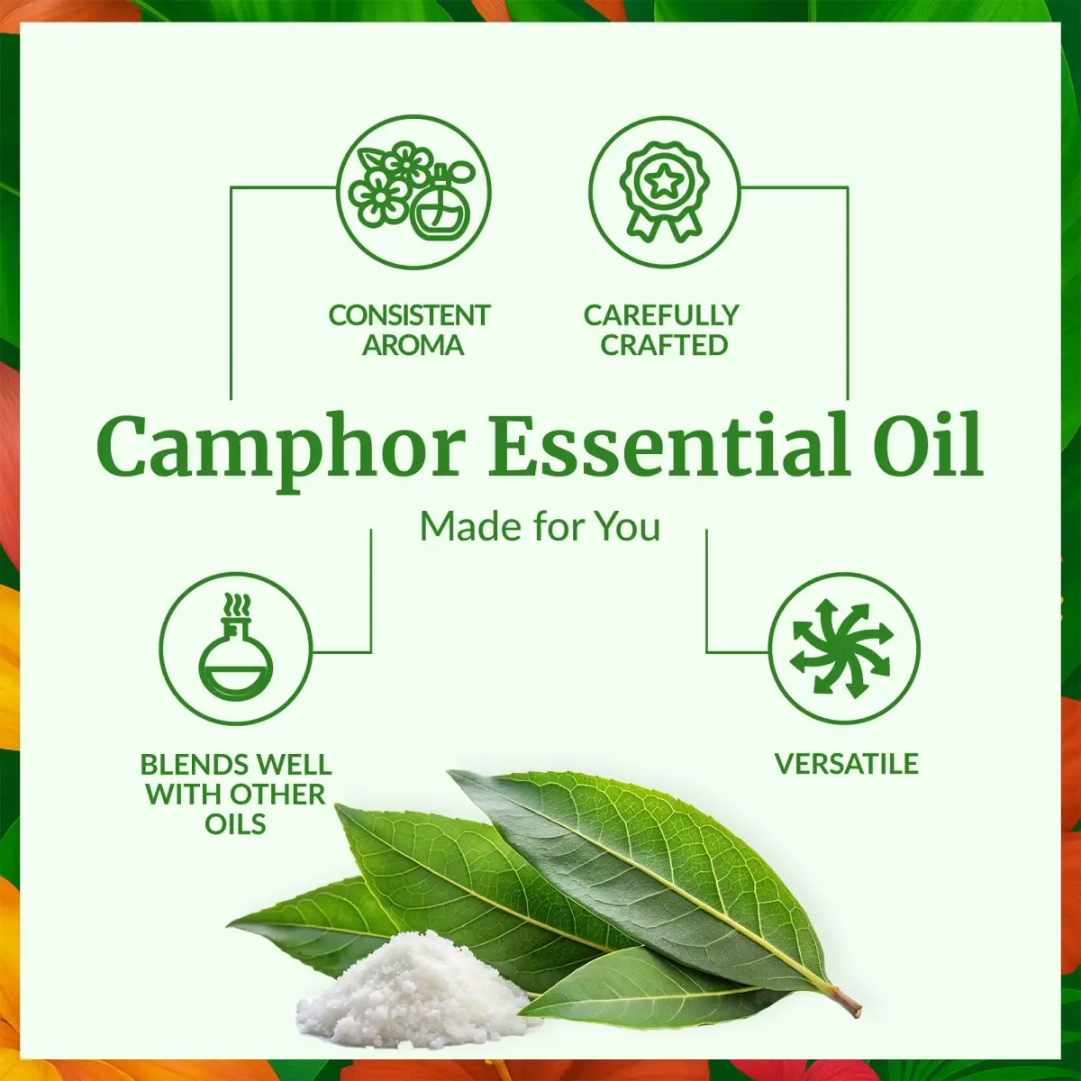 SVA ORGANICS Camphor Essential Oil, 32 Fl Oz (946 ml) - Large Bottle - view 3