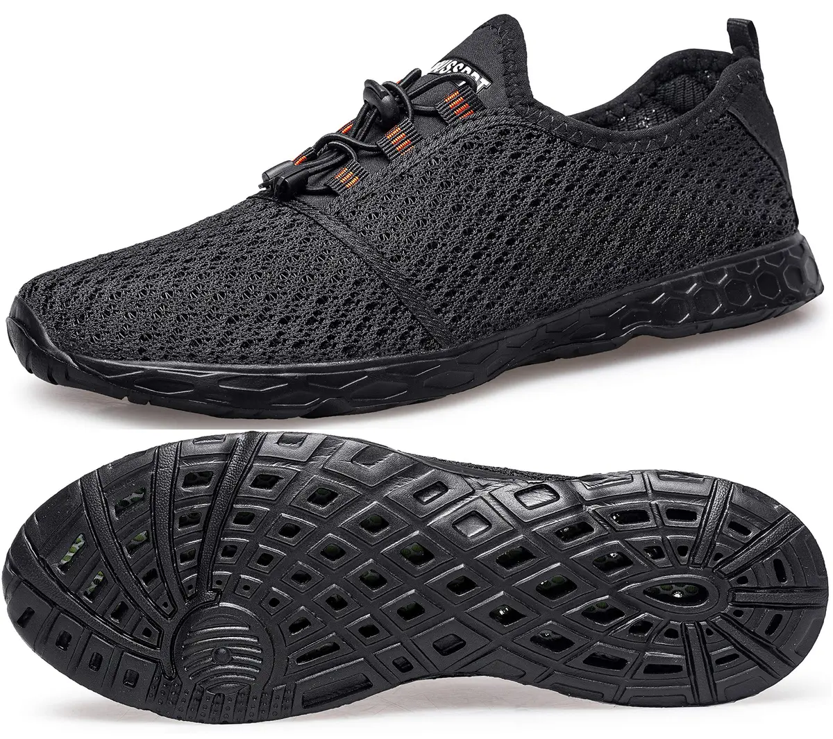 DOUSSPRT Men's Water Shoes Quick Dry for Beach Swim Pool Fishing | Breathable Mesh & Open Design - main product image