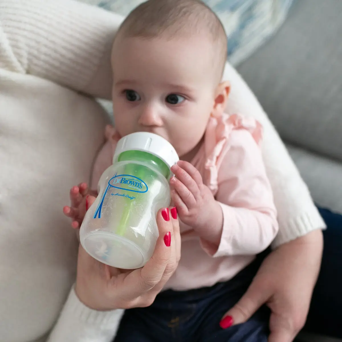 Dr. Brown's Wide-Neck Preemie Flow Nipple 6-Pack | Slowest Flow for Newborns & Preemies - view 6