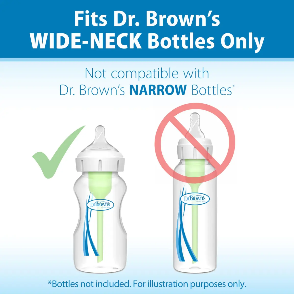 Dr. Brown's Wide-Neck Level 2 Medium Flow Nipple, 3m+, 6-Pack | Clinically Proven Anti-Colic - view 9
