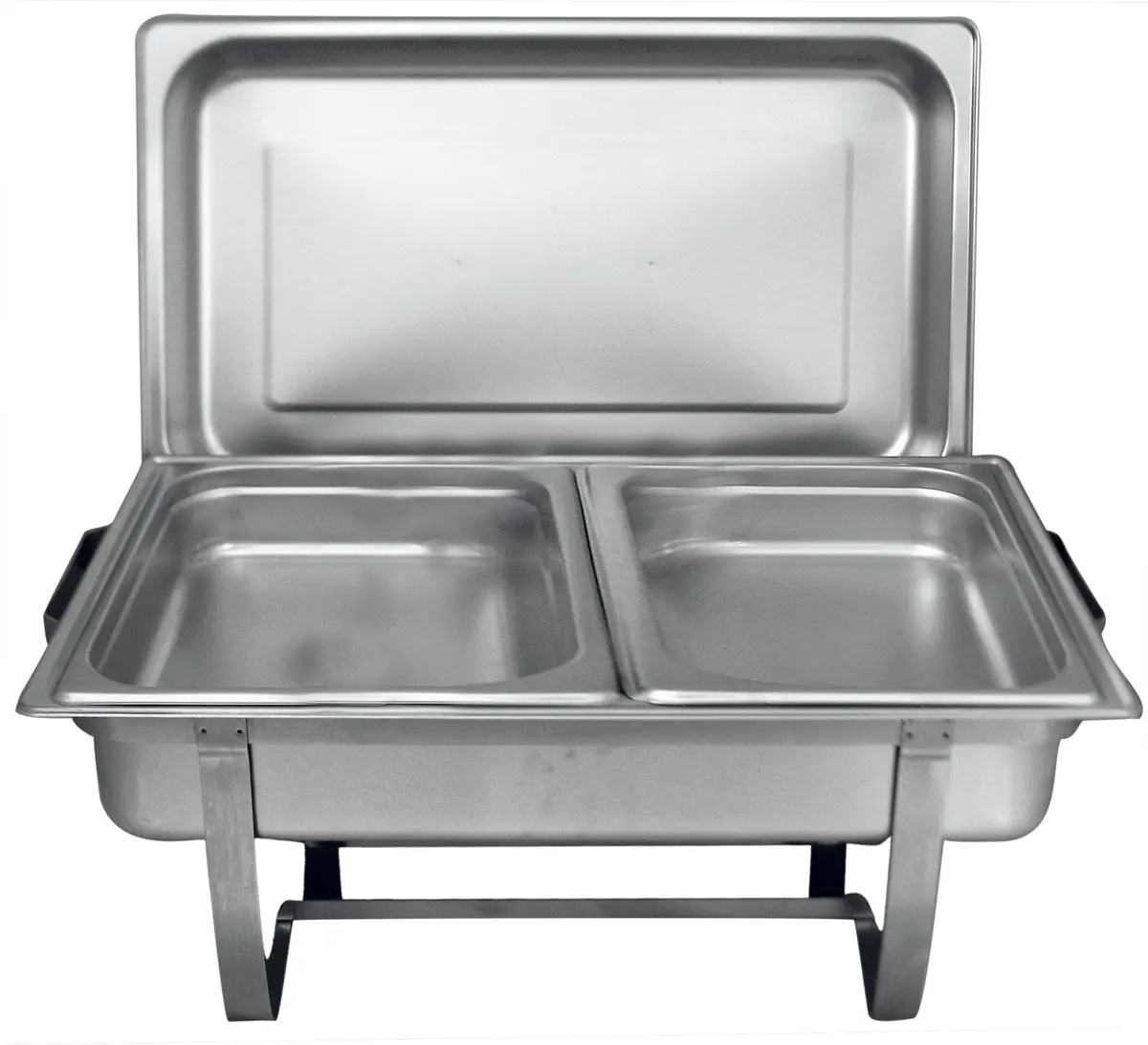 Tiger Chef 2-Pack 2.5-inch Deep Stainless Steel Chafer Pans | Commercial Grade NSF Certified - view 2