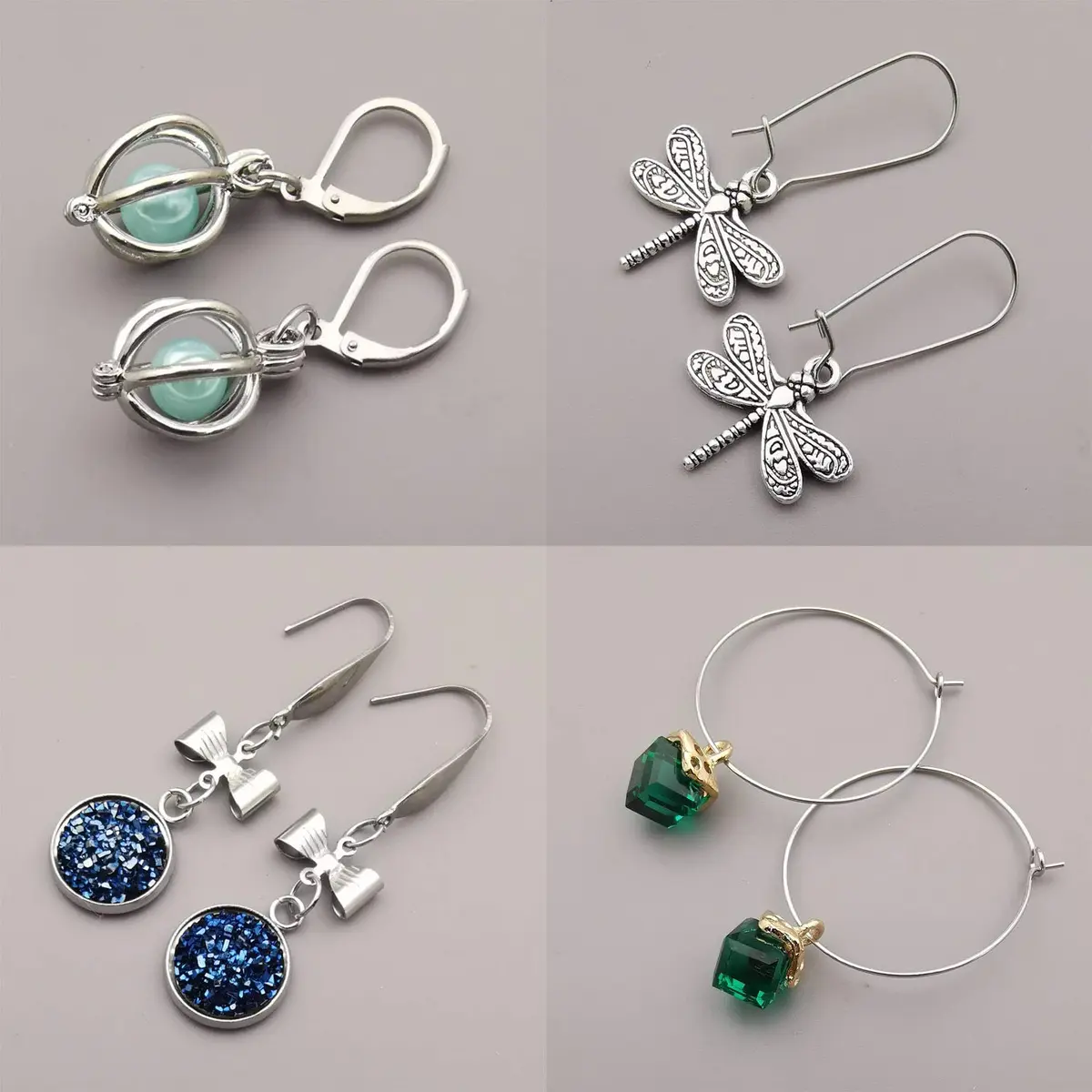 WOCRAFT 200pcs Stainless Steel Ball and Coil Earring Hooks Findings | 19mm (0.75 inch) - view 4