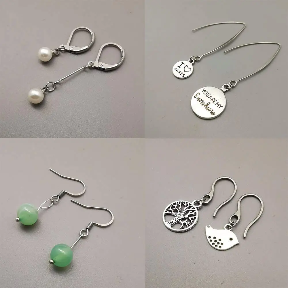 WOCRAFT 200pcs Stainless Steel Ball and Coil Earring Hooks Findings | 19mm (0.75 inch) - view 3