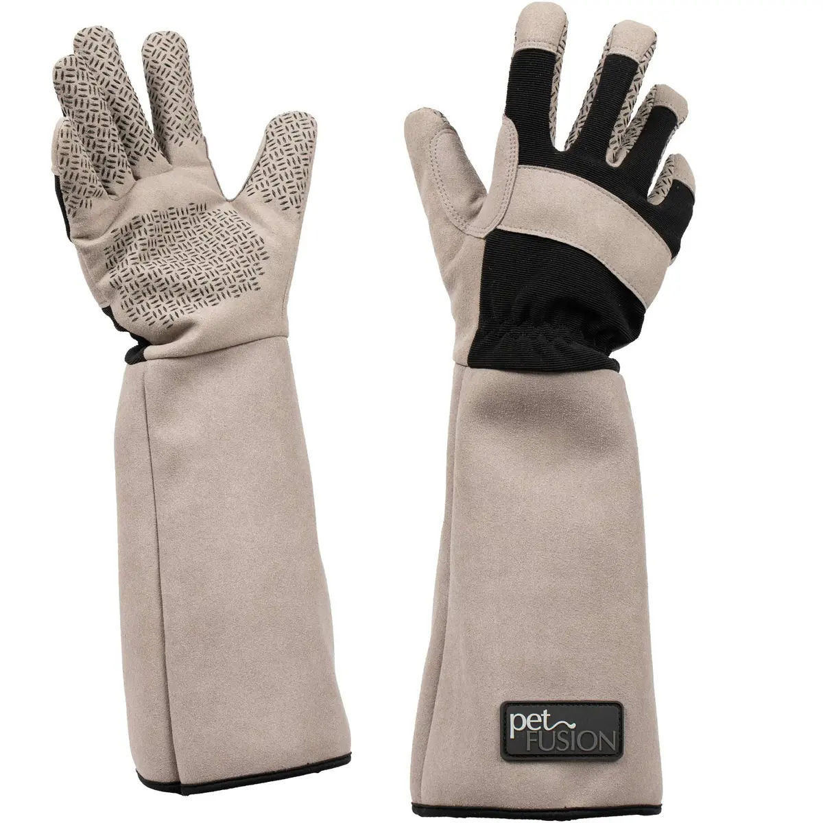 PetFusion Pet Grooming Gloves, Hair Removal & Bathing, Scratch Resistant | Water-Resistant, Reusable, Silicone - main product image