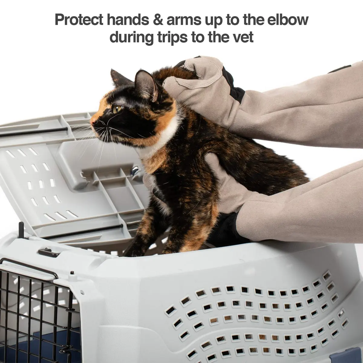 PetFusion Pet Grooming Gloves, Hair Removal & Bathing, Scratch Resistant | Water-Resistant, Reusable, Silicone - view 5