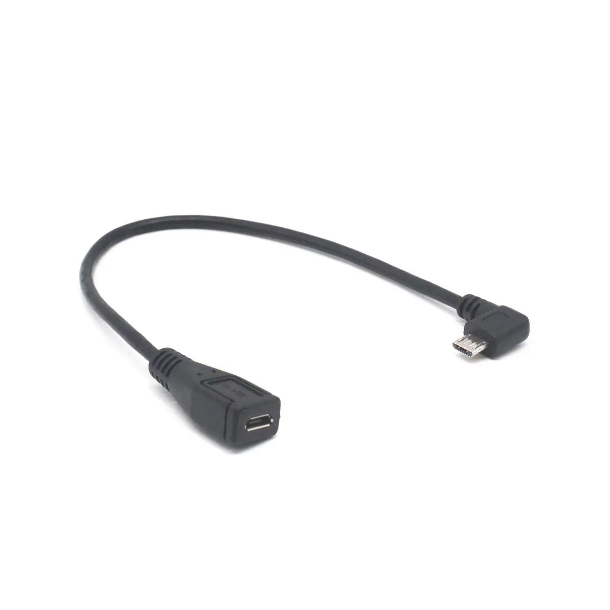 Adaptermvp 90 Degree Micro USB Extension Cable 10in | Fast Data & Charging - view 4