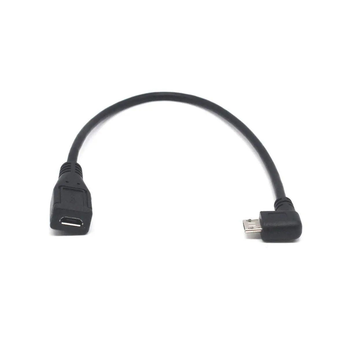 Adaptermvp 90 Degree Micro USB Extension Cable 10in | Fast Data & Charging - view 2