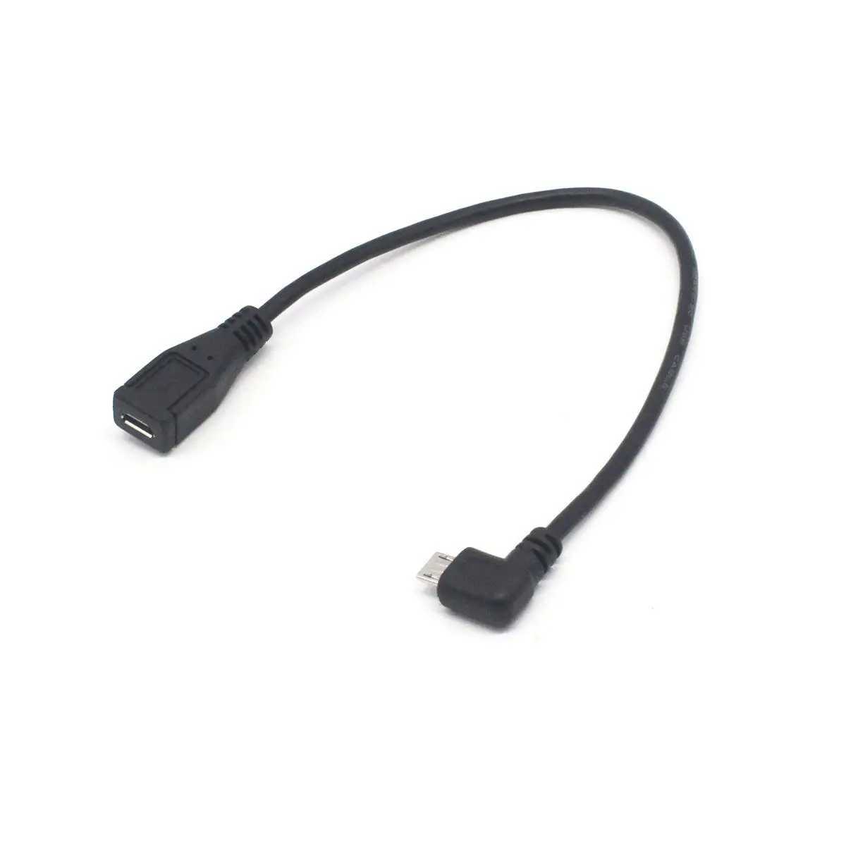 Adaptermvp 90 Degree Micro USB Extension Cable 10in | Fast Data & Charging - view 3