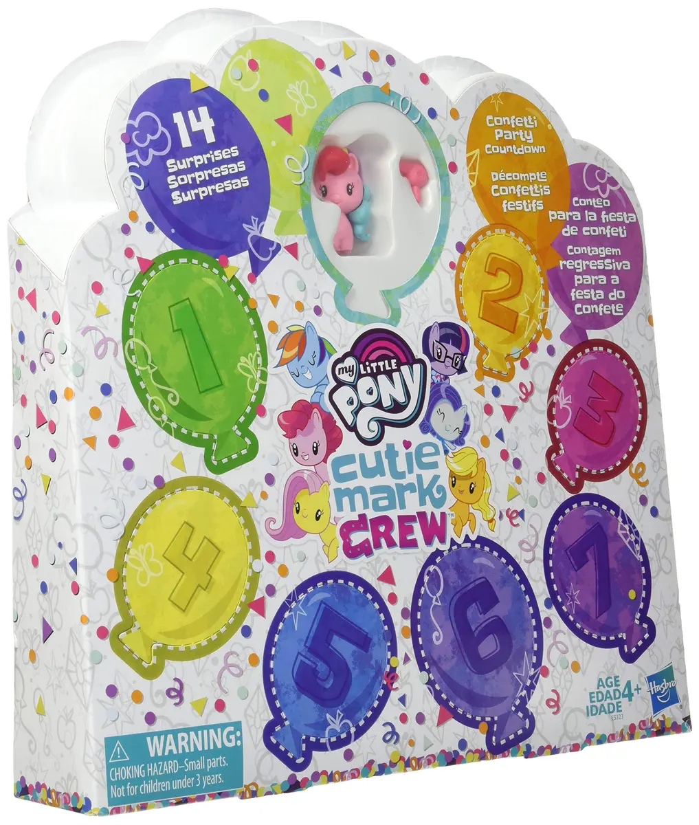 My Little Pony Toy Cutie Mark Crew Confetti Party Countdown 8 Pack | 14 Surprises for Kids 4+ - view 3