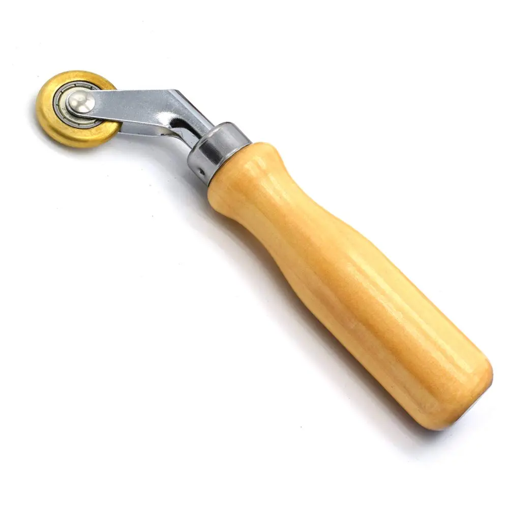 NEICOTOOLS PVC/TPO/EPDM Roofing Brass Penny Roller 6mm x 30mm | Vinyl Flooring Corner Seam Tool - main product image