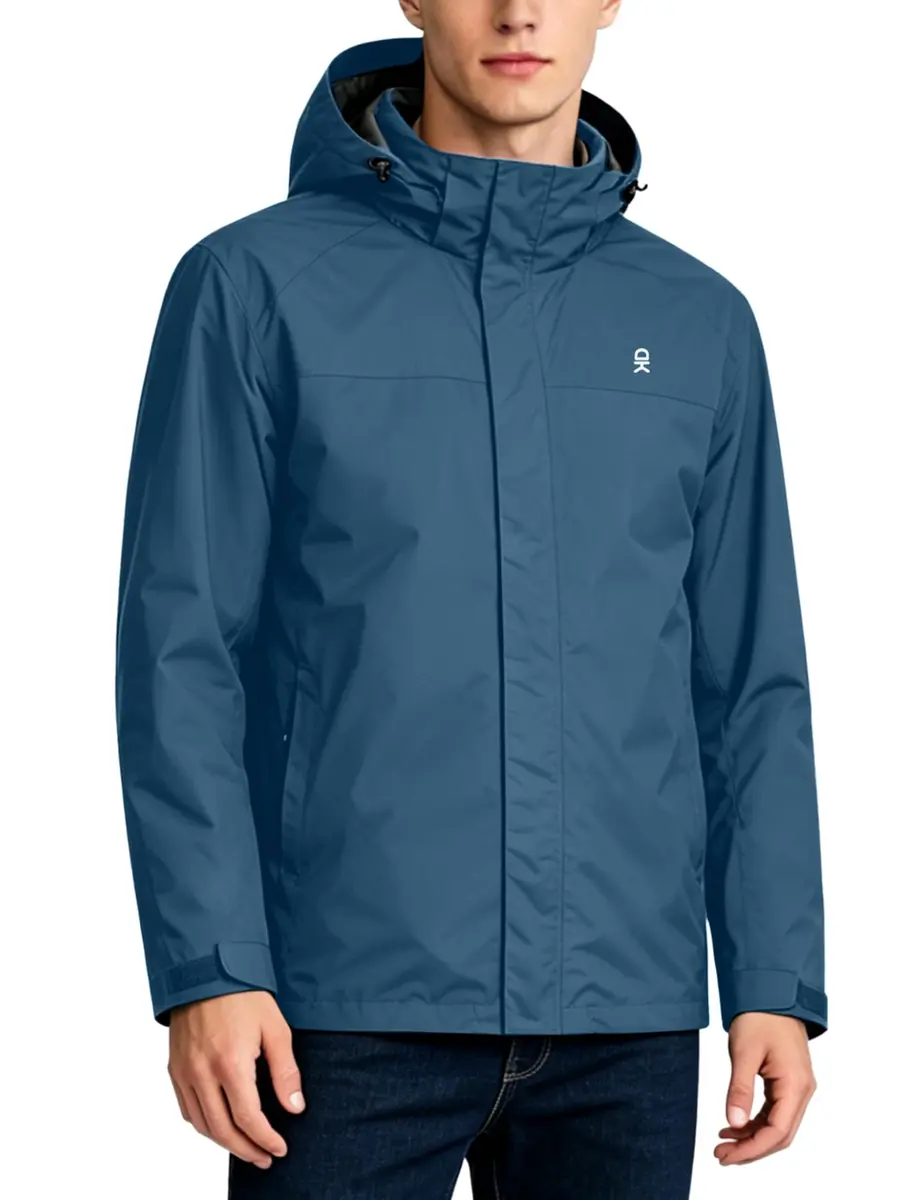 Little Donkey Andy Men's Waterproof Rain Jacket XL | Breathable, Windproof & Lightweight - main product image