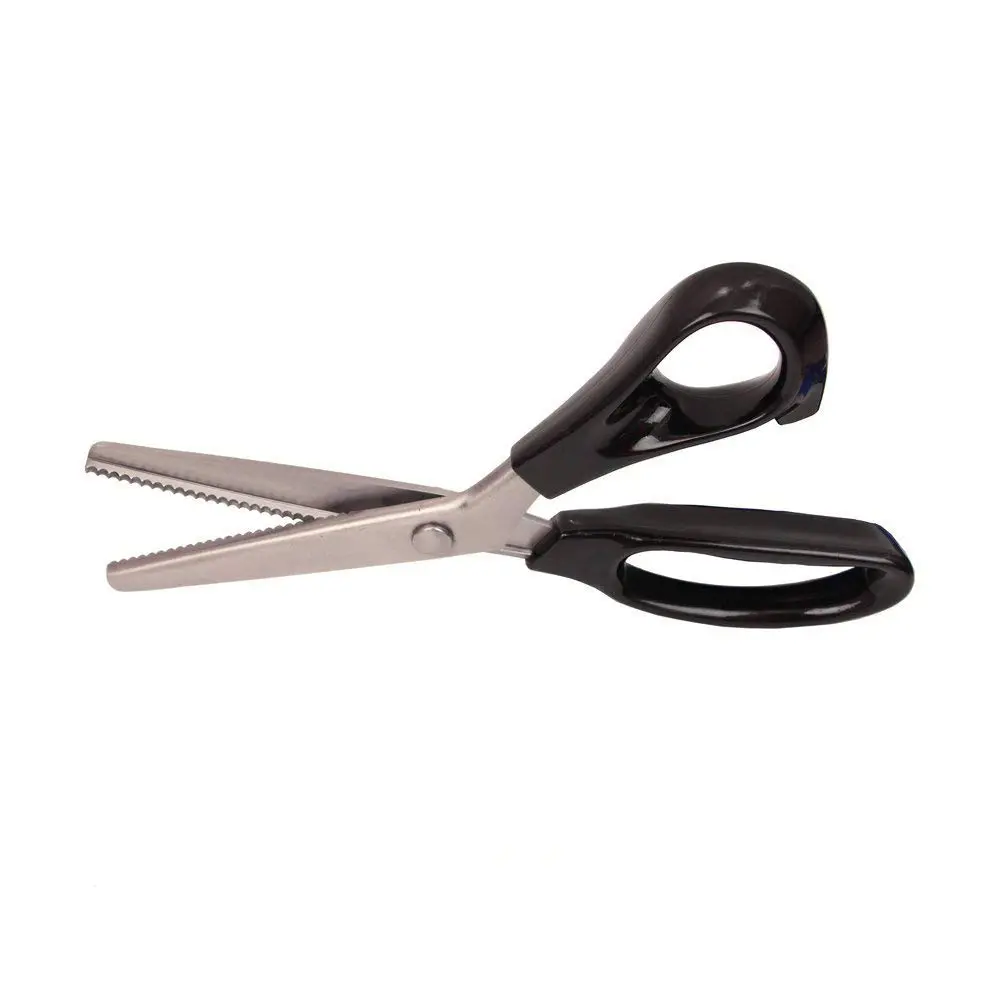 Price Xes Fabric Pinking Shears Craft Scissors 23.5cm | Serrated & Scalloped Edges for Precise Cutting - main product image