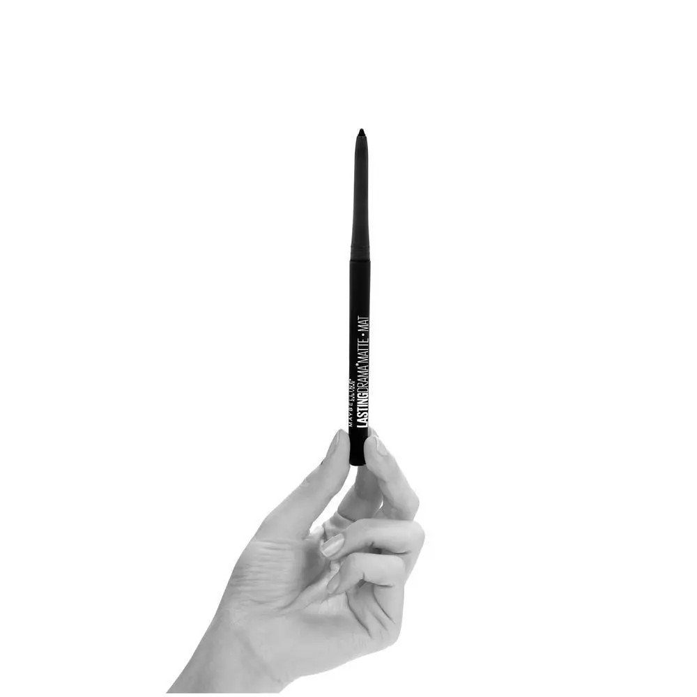 Maybelline Eyestudio Lasting Drama Waterproof Matte Gel Pencil Black Eyeliner 2 Count | 24-Hour Smudge-Resistant - view 2