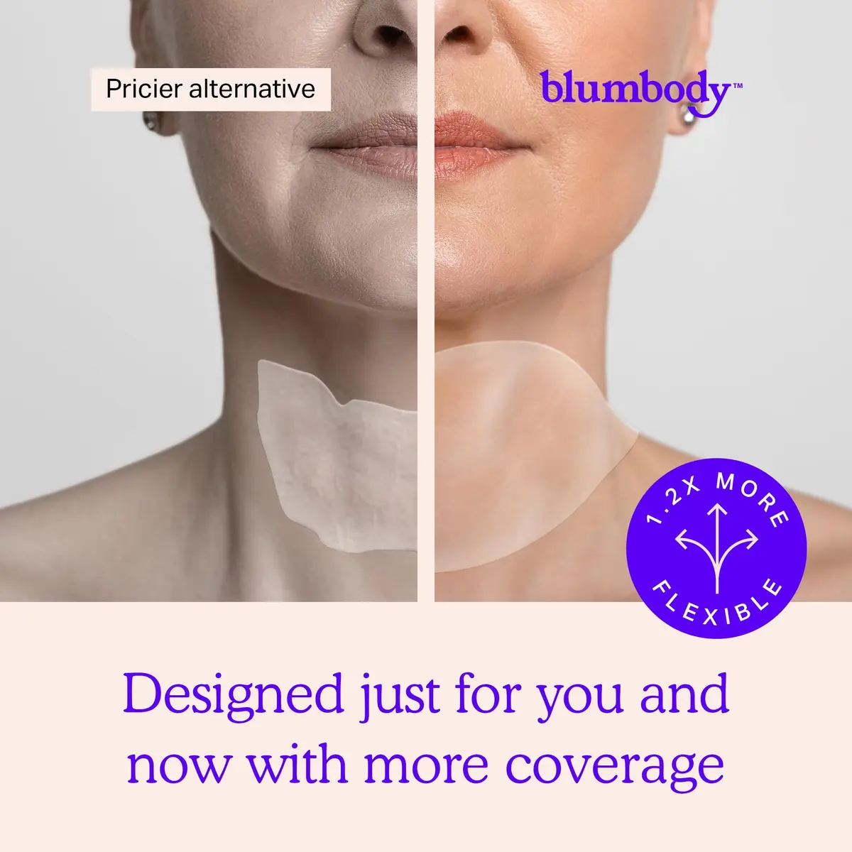 BLUMBODY Neck Wrinkle Patches – Silicone Anti-Wrinkle Pads for Firming & Tightening, 2 Count | Reusable Overnight Pads for Neck & Décolleté - view 4
