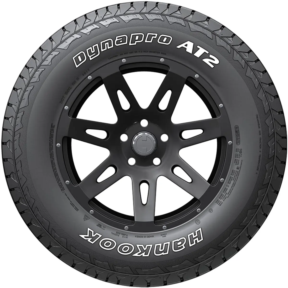HANKOOK Dynapro AT2 RF11 All-Terrain Radial Tire 30 Inch | 9.50R15, 104S, 6-Ply, Outlined White Letters - view 5