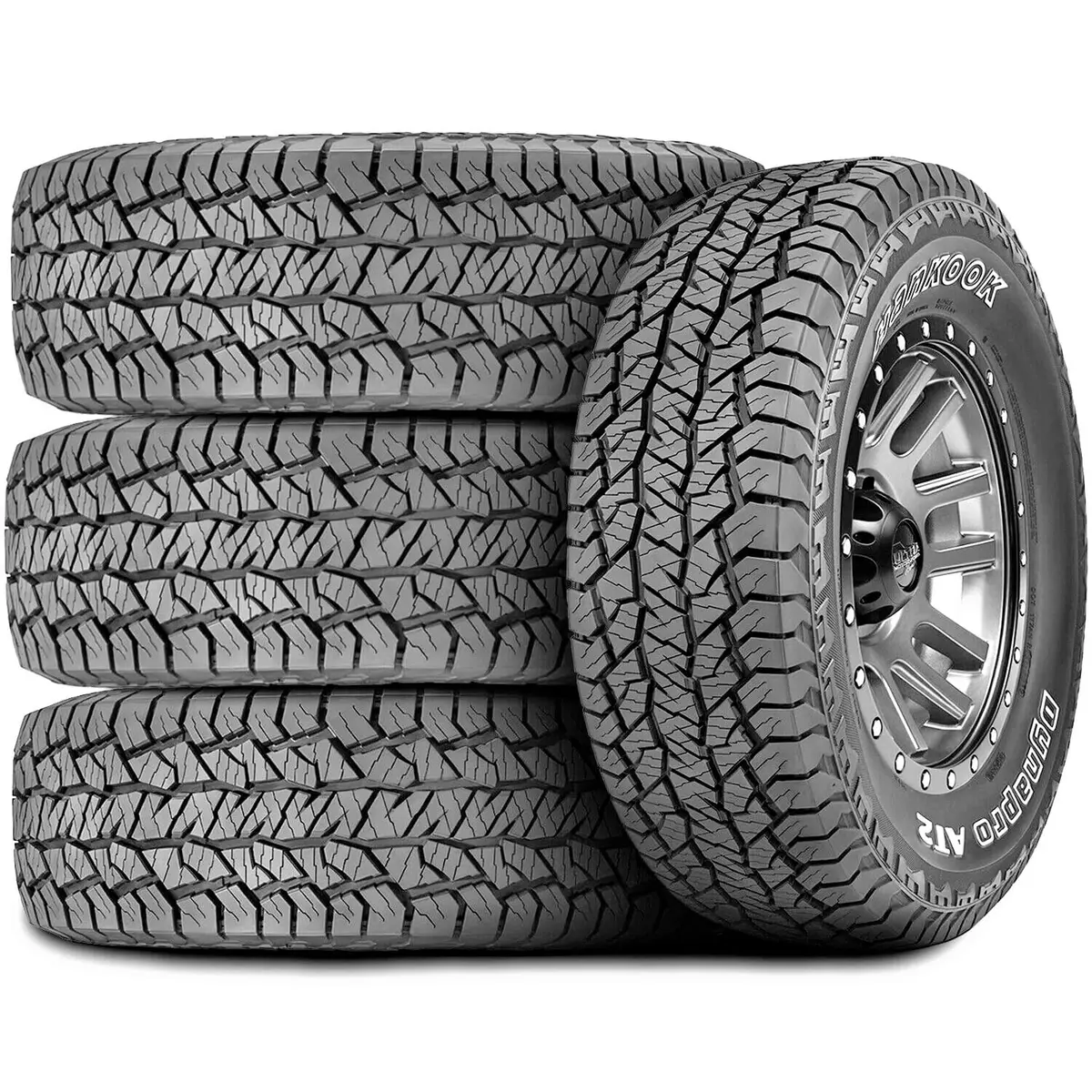 HANKOOK Dynapro AT2 RF11 All-Terrain Radial Tire 30 Inch | 9.50R15, 104S, 6-Ply, Outlined White Letters - view 7
