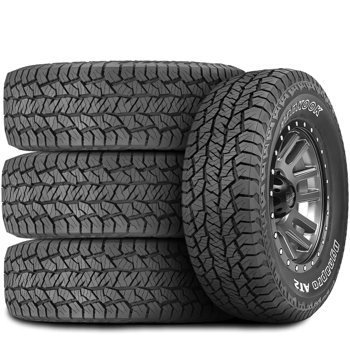 HANKOOK Dynapro AT2 RF11 All-Terrain Radial Tire 30 Inch | 9.50R15, 104S, 6-Ply, Outlined White Letters - view 8
