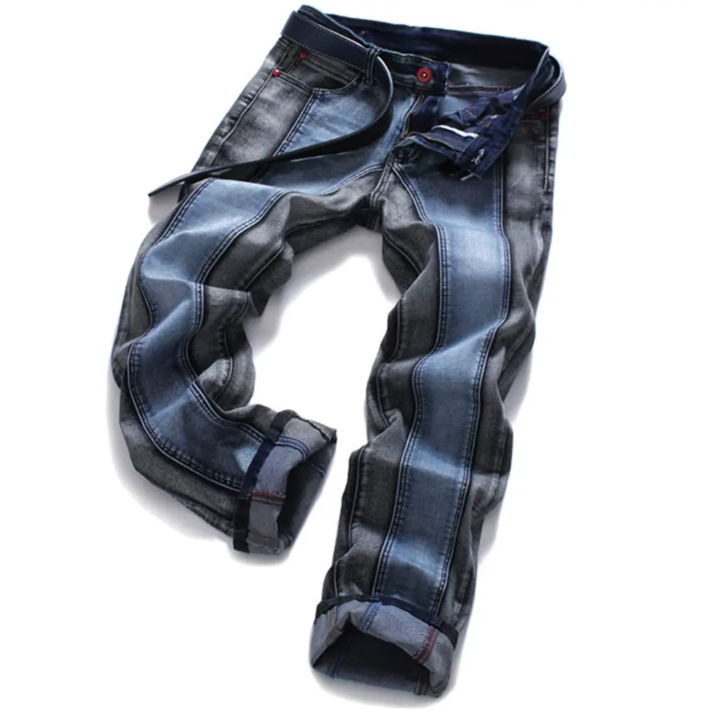 AITITIA Men's Ripped Regular Fit Jeans 42 | Comfortable, Stylish, Long-lasting - main product image