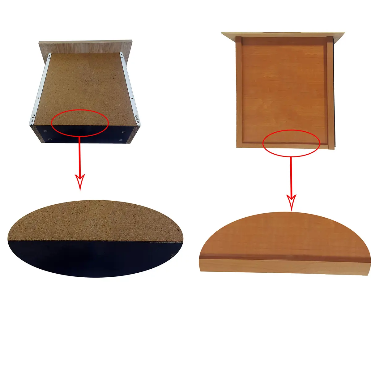 FRMSAET Drawer Repair Kit - Reinforce Wooden MDF Chipboard Drawers, 4 Pack | Easy Install, Steel Support - view 4