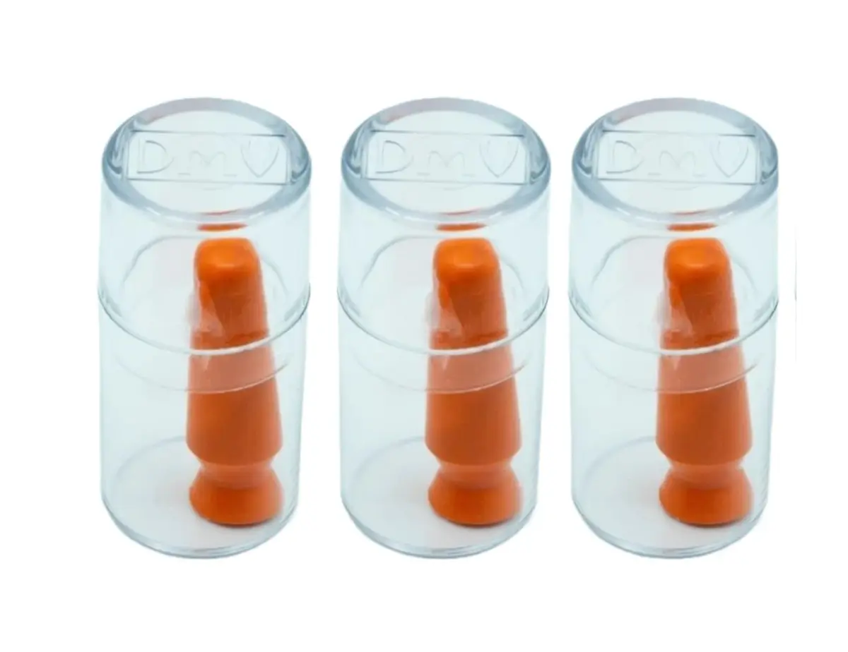 DMV Scleral Cup Contact Lens Applicator Tool 3 Pack (Orange) | Standard Scleral Lens Inserter - view 2