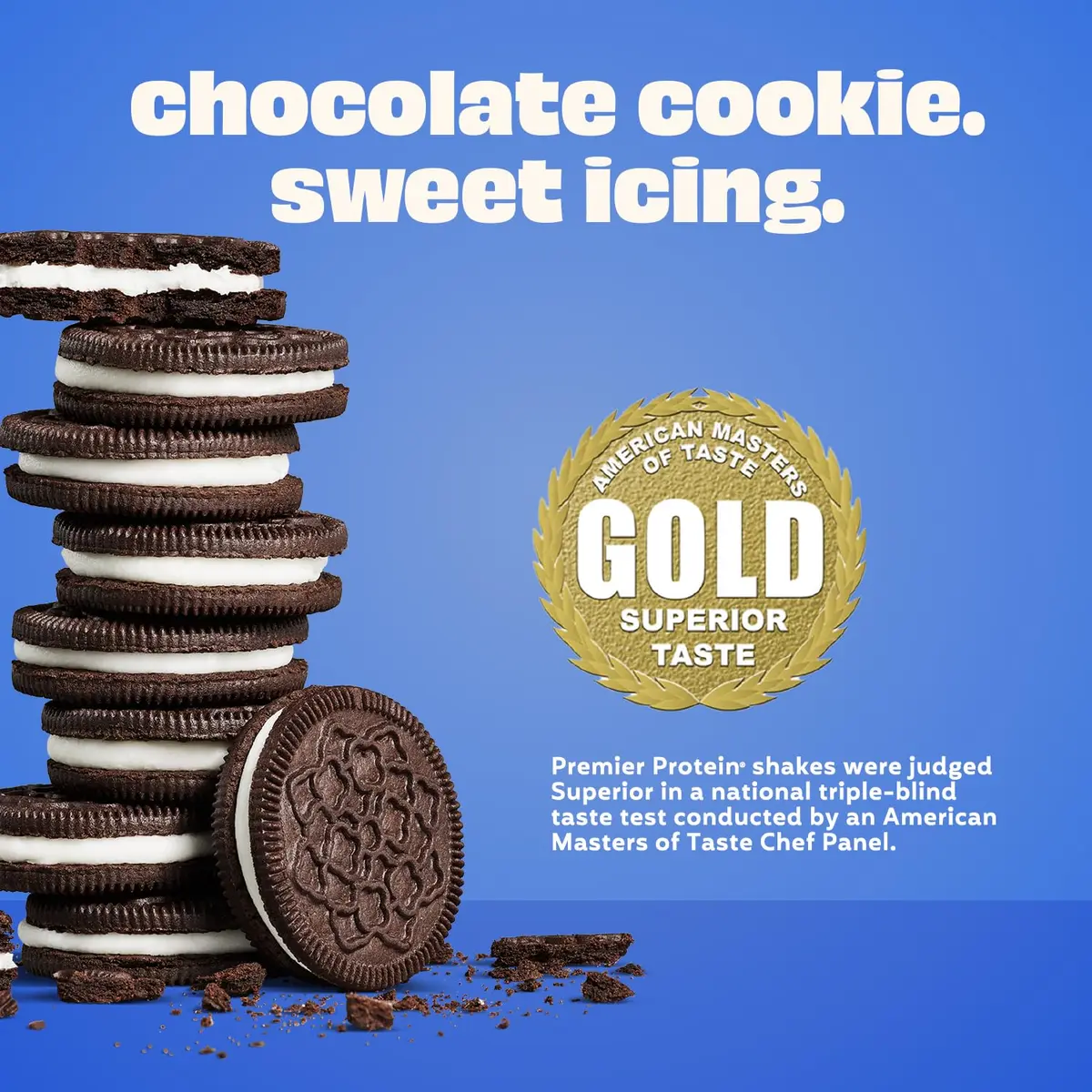 Premier Protein High Protein Shake Cookies & Cream 30g Protein 11.5 Fl Oz (138 Fl Oz Total) | Gluten-Free, Low Sugar, Essential Amino Acids - view 3