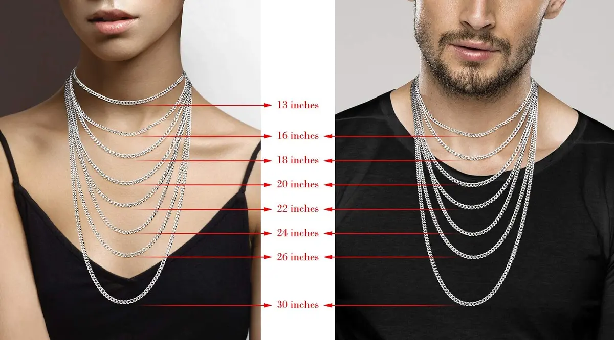 Miabella Solid 925 Sterling Silver 3.5mm Diamond Cut Cuban Chain Necklace 18 Inch | Unisex Italian Jewelry - view 2