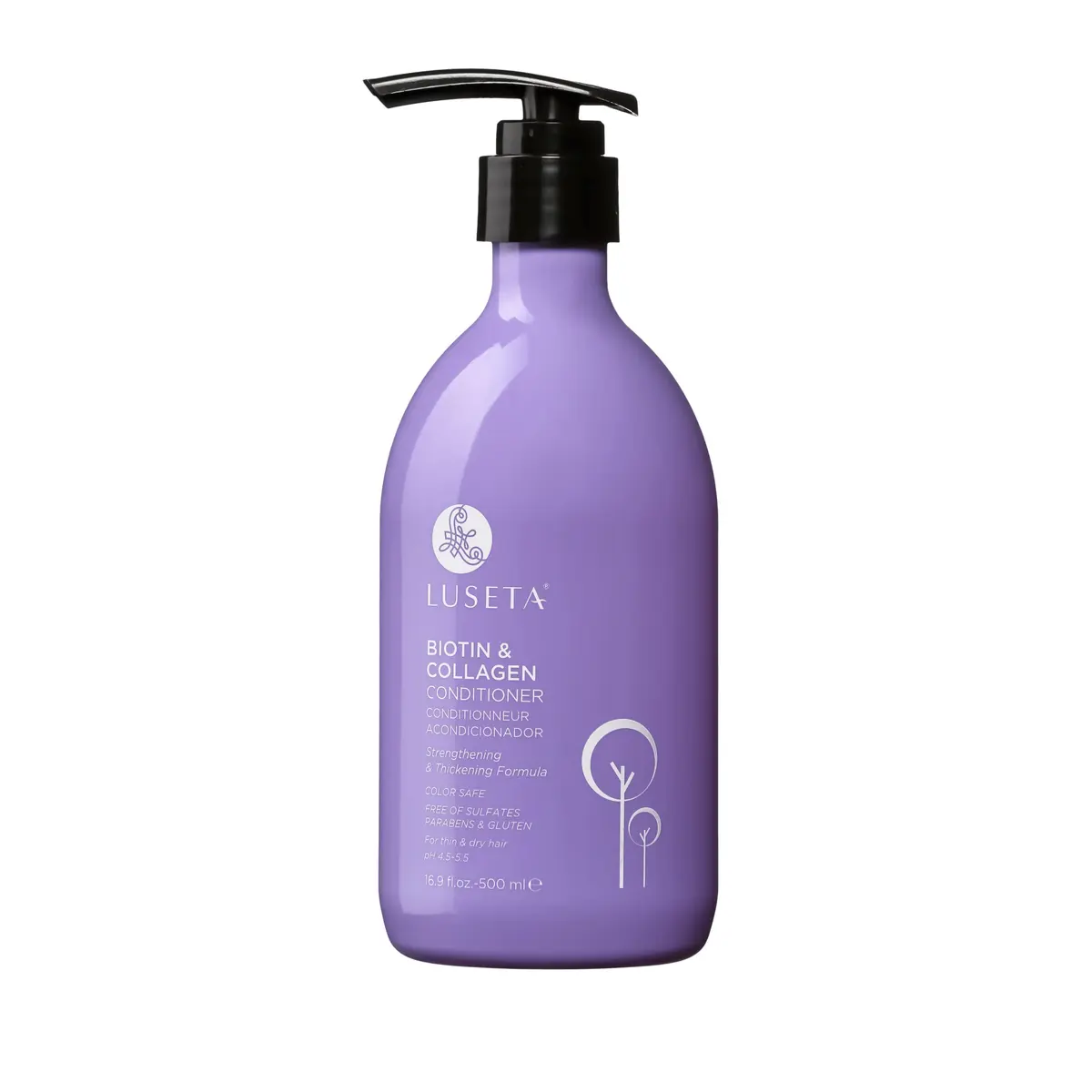L LUSETA Biotin & Collagen Conditioner 16.9oz | Thickening for Hair Loss, All Hair Types, Sulfate & Paraben Free - main product image