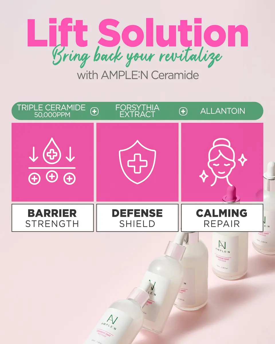 CORÉANA Ceramide Shot Ampoule 1.01 fl oz | Korean Barrier Serum for Hydration & Skin Calm - view 4