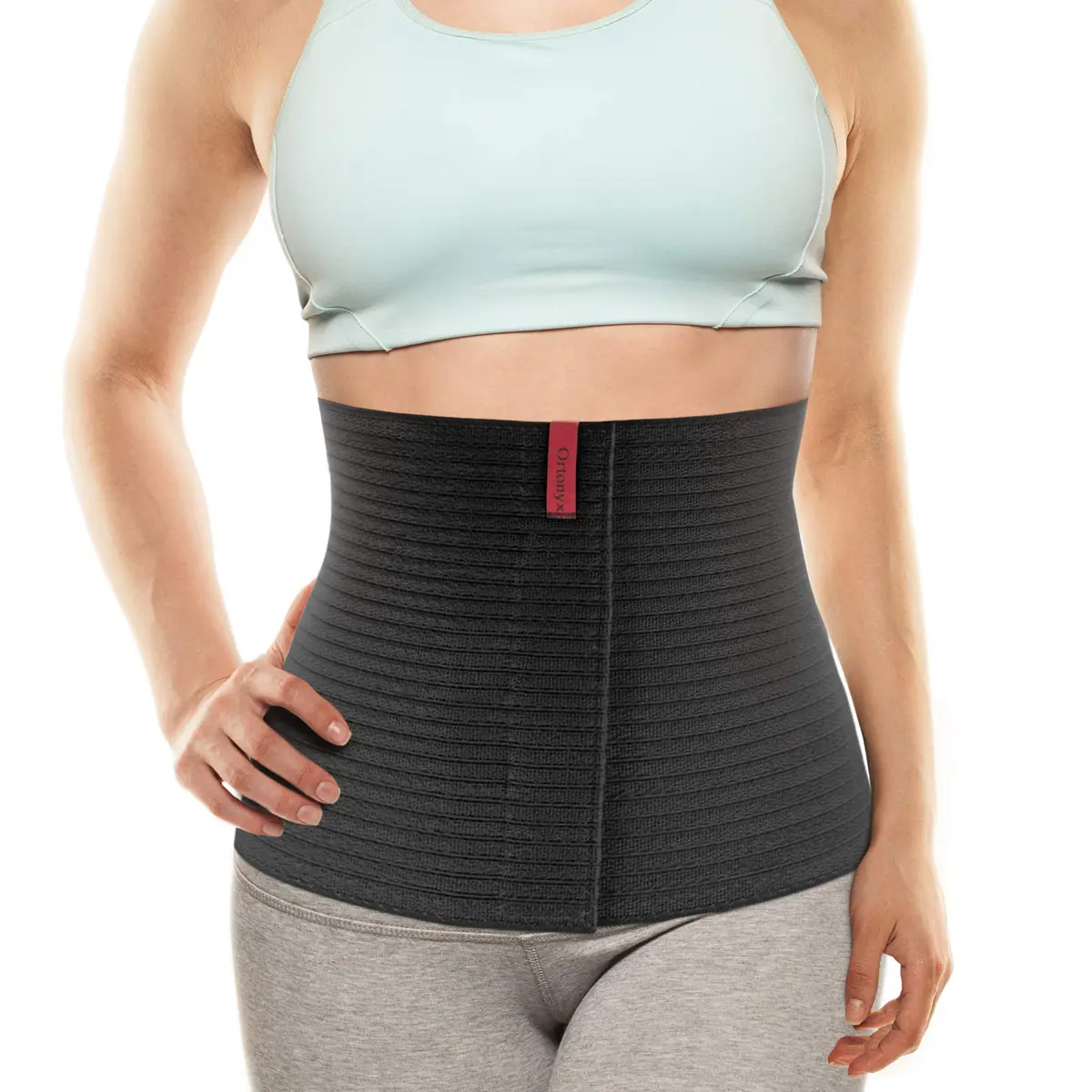 ORTONYX 10-inch Abdominal Binder Belly Compression Wrap 3XL (up to 52") | Post-Surgical, Postpartum Support - main product image