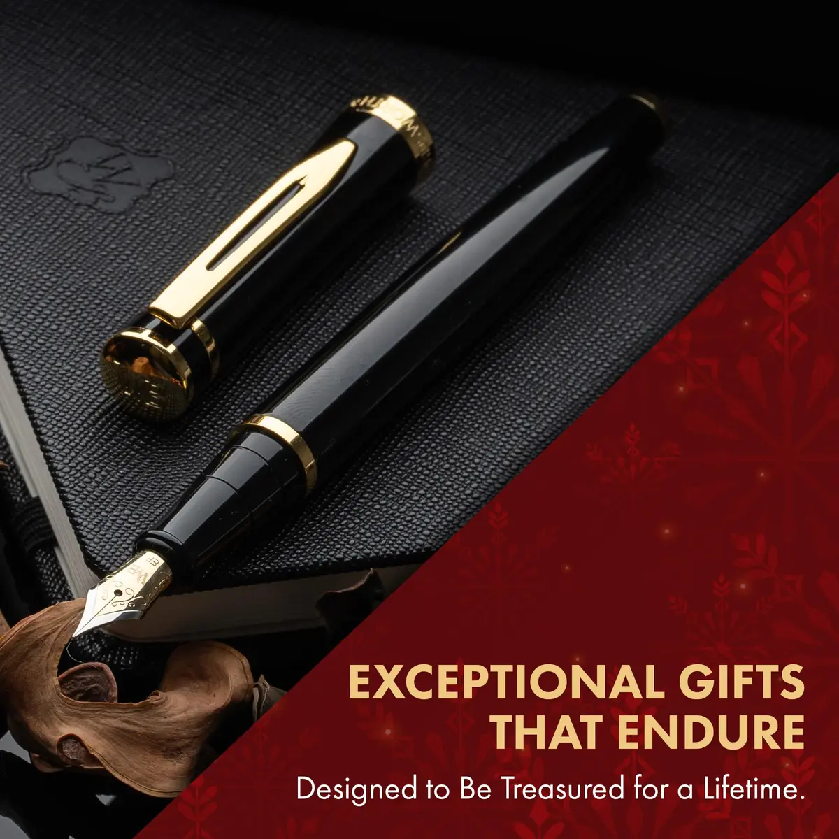 Wordsworth & Black Luxury Fountain Pen Set Medium Nib Pink | Smooth Ink Flow - view 3