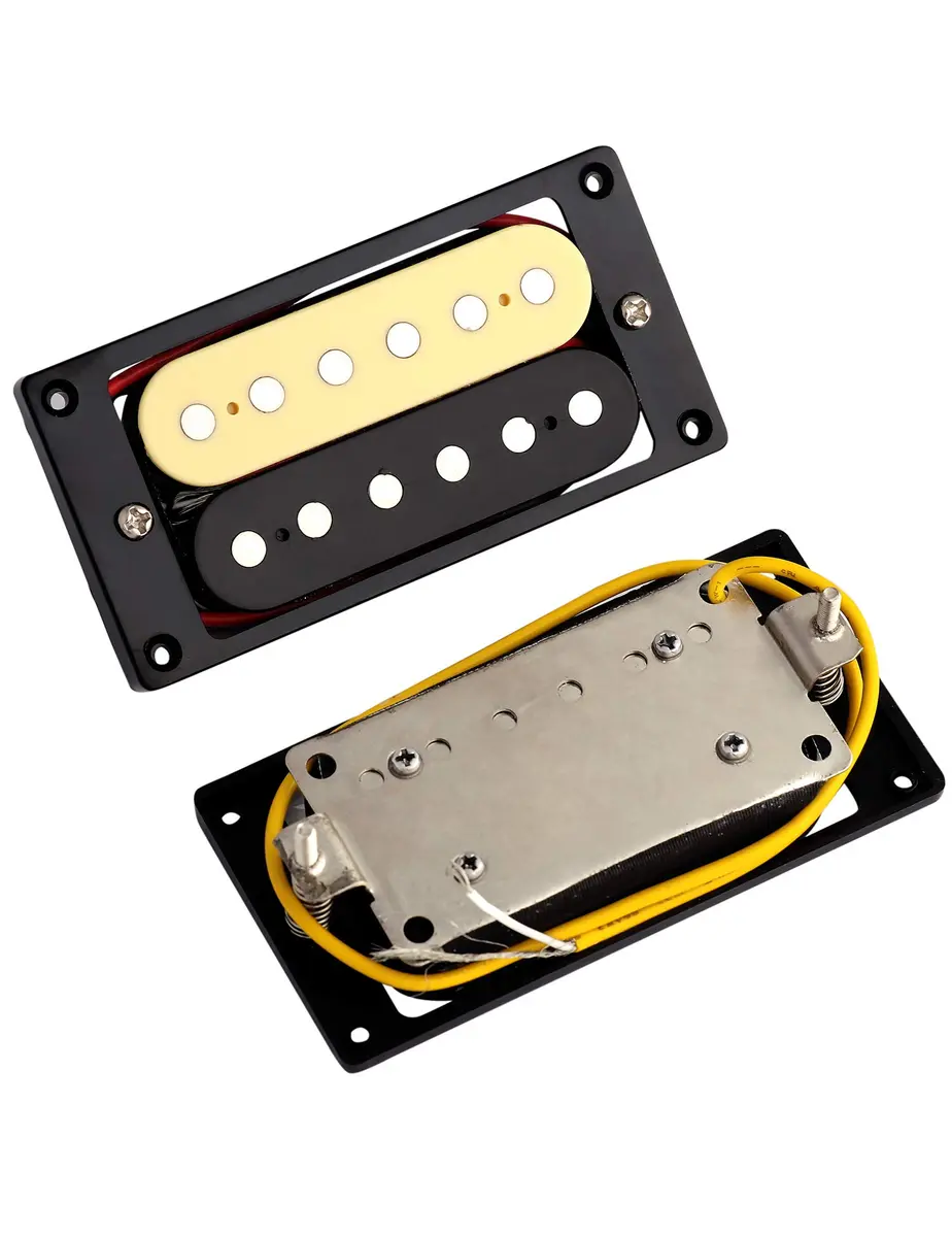 Metallor Zebra Humbucker Pickup Set | Ceramic Magnet Neck & Bridge for Electric Guitar - view 5