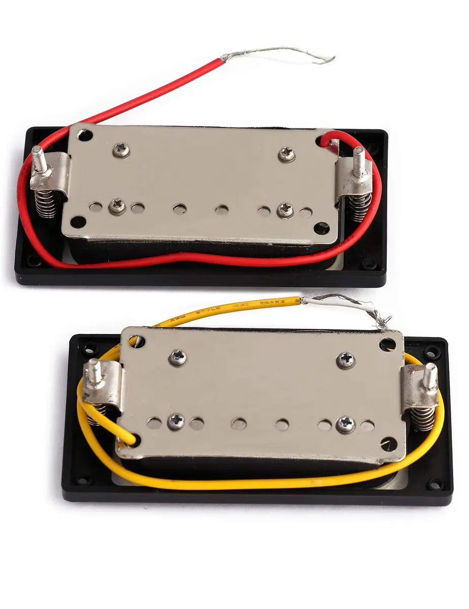 Metallor Zebra Humbucker Pickup Set | Ceramic Magnet Neck & Bridge for Electric Guitar - view 6