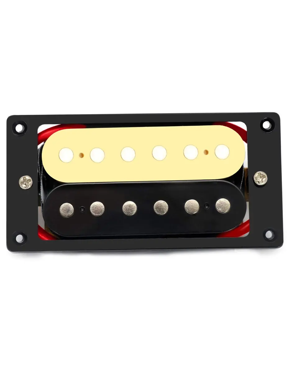 Metallor Zebra Humbucker Pickup Set | Ceramic Magnet Neck & Bridge for Electric Guitar - view 8