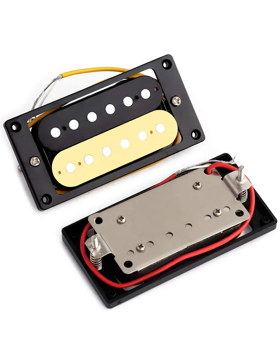 Metallor Zebra Humbucker Pickup Set | Ceramic Magnet Neck & Bridge for Electric Guitar - view 4