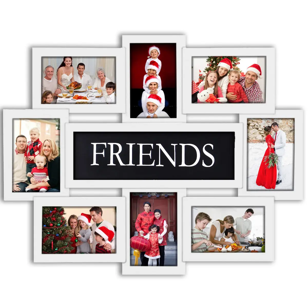 Jerry & Maggie Photo Frame 22x17 White | Collage Wall Decor for 6x4 Photos - view 5