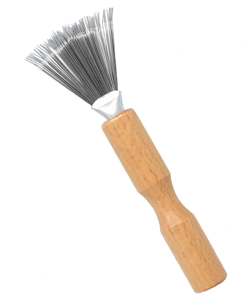 catin Hair Brush and Comb Cleaner Tool with Metal Wire Rake, 10.9 cm (4.3 Inch) - main product image