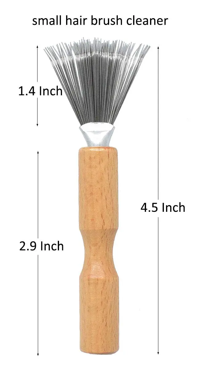 catin Hair Brush and Comb Cleaner Tool with Metal Wire Rake, 10.9 cm (4.3 Inch) - view 3