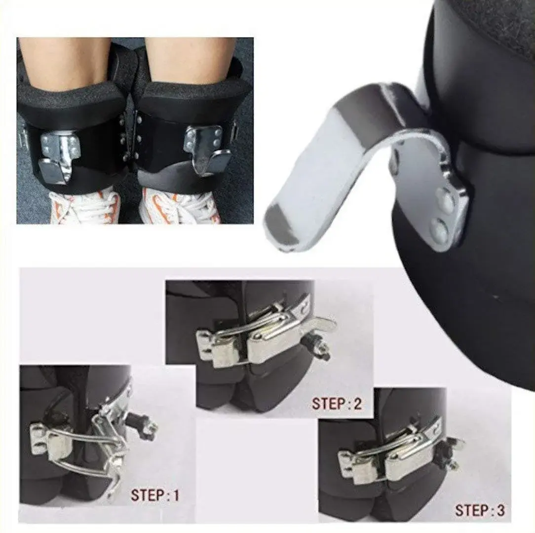 Sutekus Anti Gravity Inversion Boots | Hang Upside Down for Back Pain Relief & Core Fitness - view 6