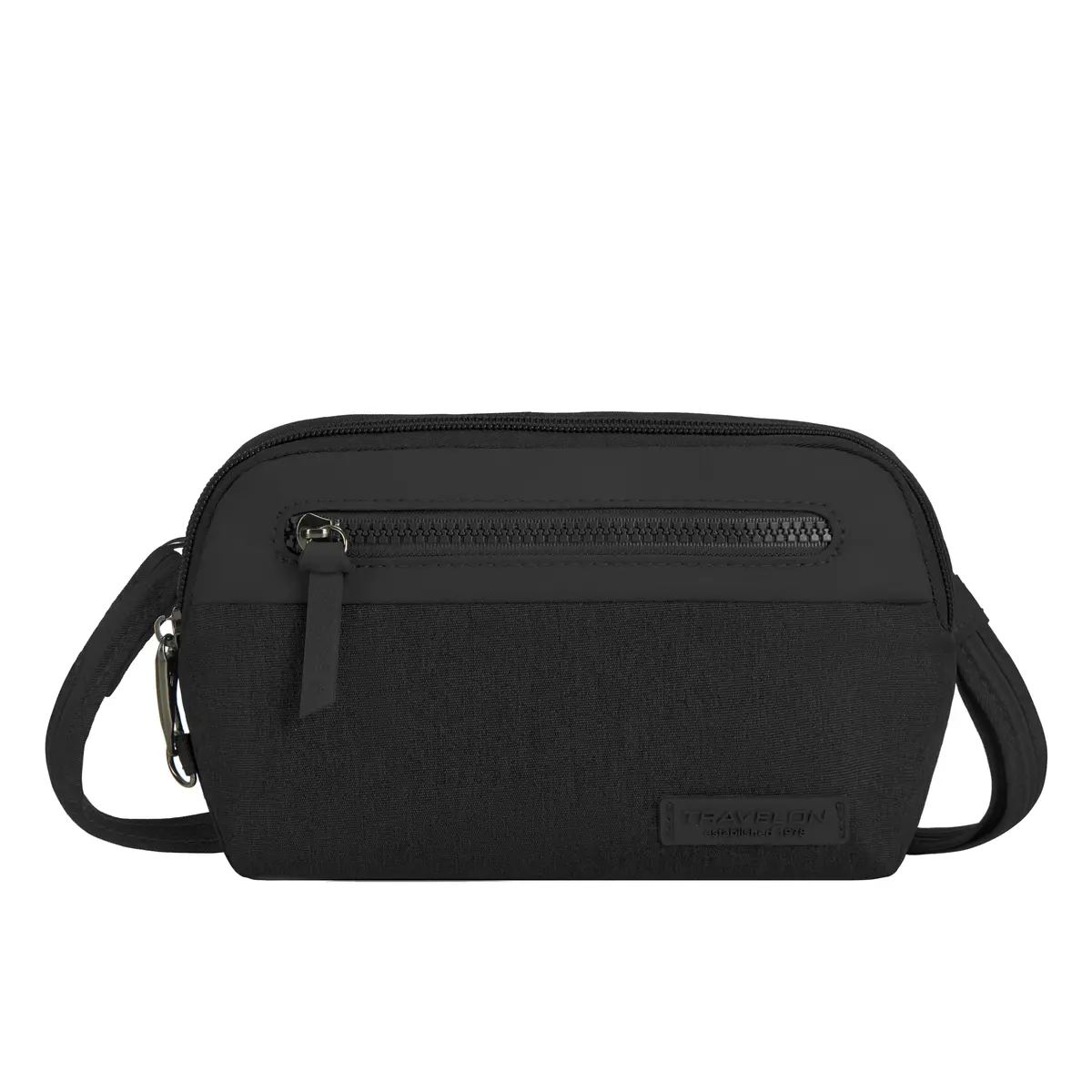 Travelon Anti-Theft Metro Convertible Small Crossbody Bag | RFID & Locking Zippers, 8.5"W x 5.25"H - main product image