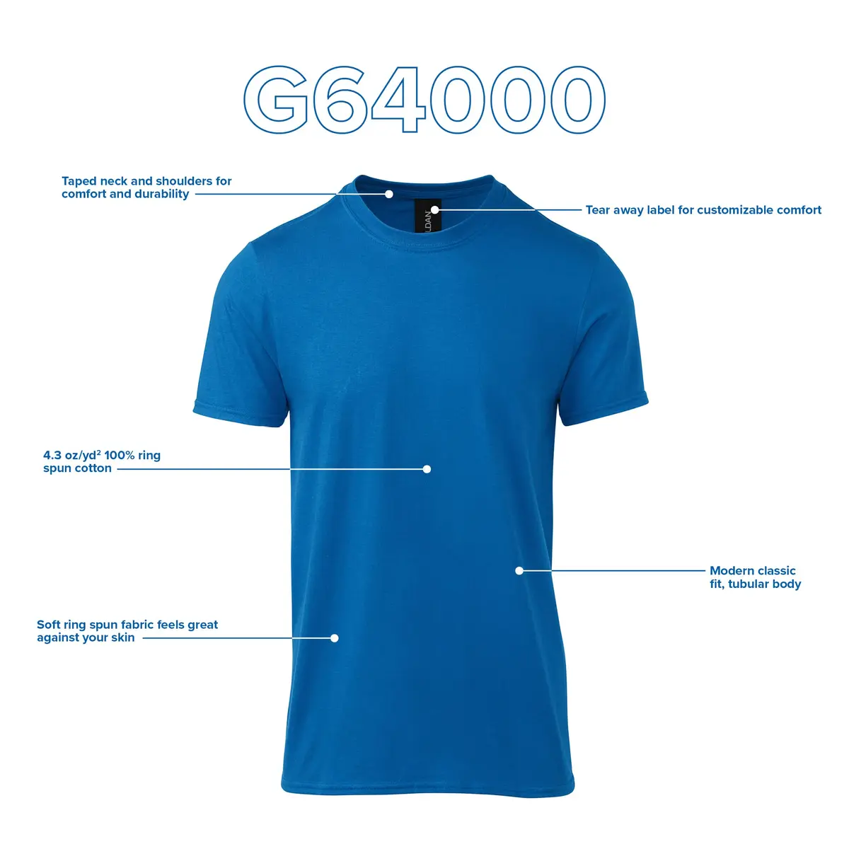 Gildan Softstyle Cotton T-Shirt Medium | Classic Comfort & Durability (70-120 chars) - view 4