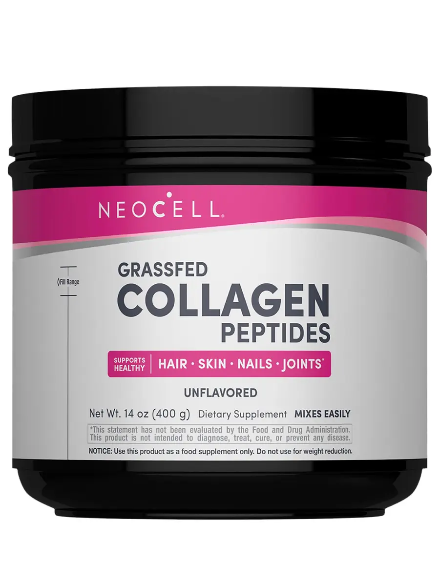 NeoCell Grassfed Collagen Peptides Powder 14 oz (397g) | Supports Hair, Skin, Joints & Nails - main product image