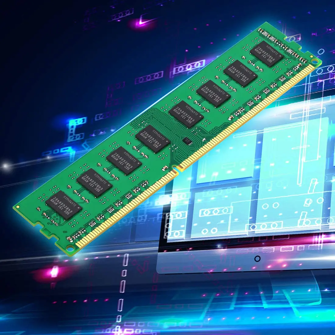motoeagle 8GB (2x4GB) DDR3L 1600MHz CL11 UDIMM Desktop Memory | Upgrade PC Performance - view 3