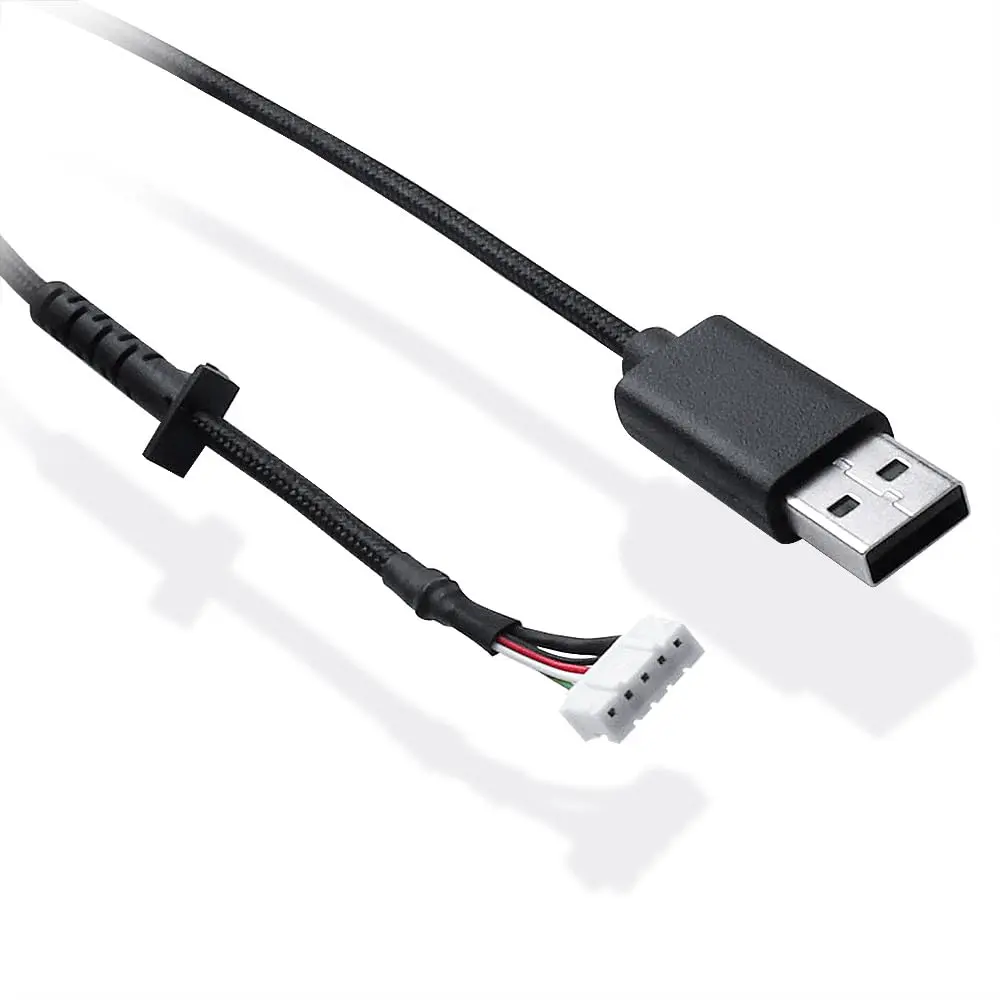 HUYUN Mouse Cable Replacement with Mouse Feet for Logitech G502 Wired Mouse, 2m (6.5ft) Braided USB Cable - view 5