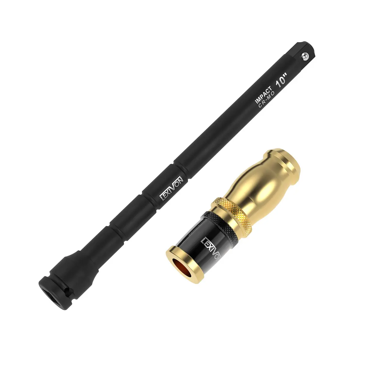 LEXIVON 1/2" Impact Extension Bar with Speed Collar 10" | Cr-Mo Steel, 3-Position Handle, Impact Grade (LX-116) - view 7