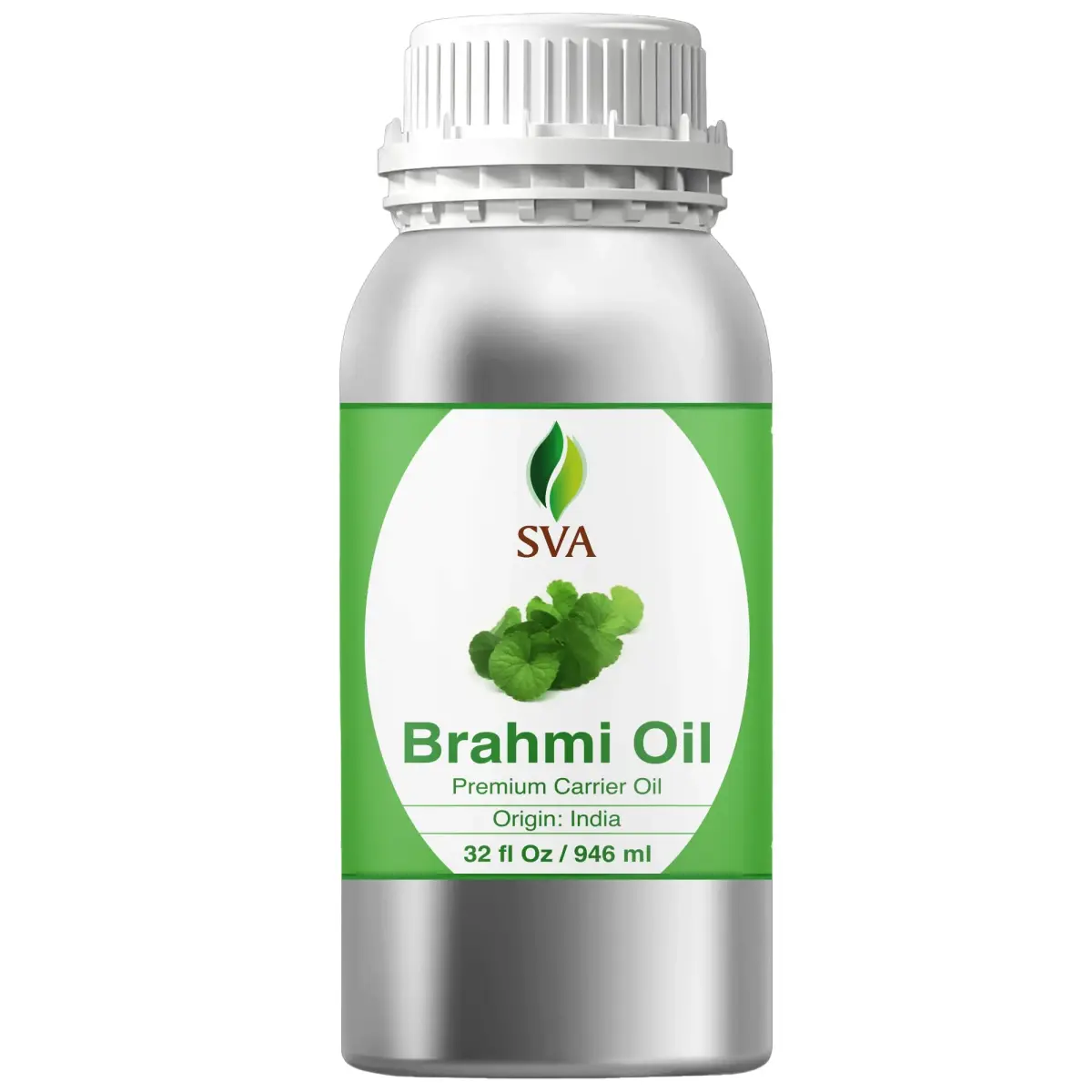 SVA ORGANICS Brahmi Carrier Oil - 32 Fl Oz (946 ml) Large Bottle - main product image