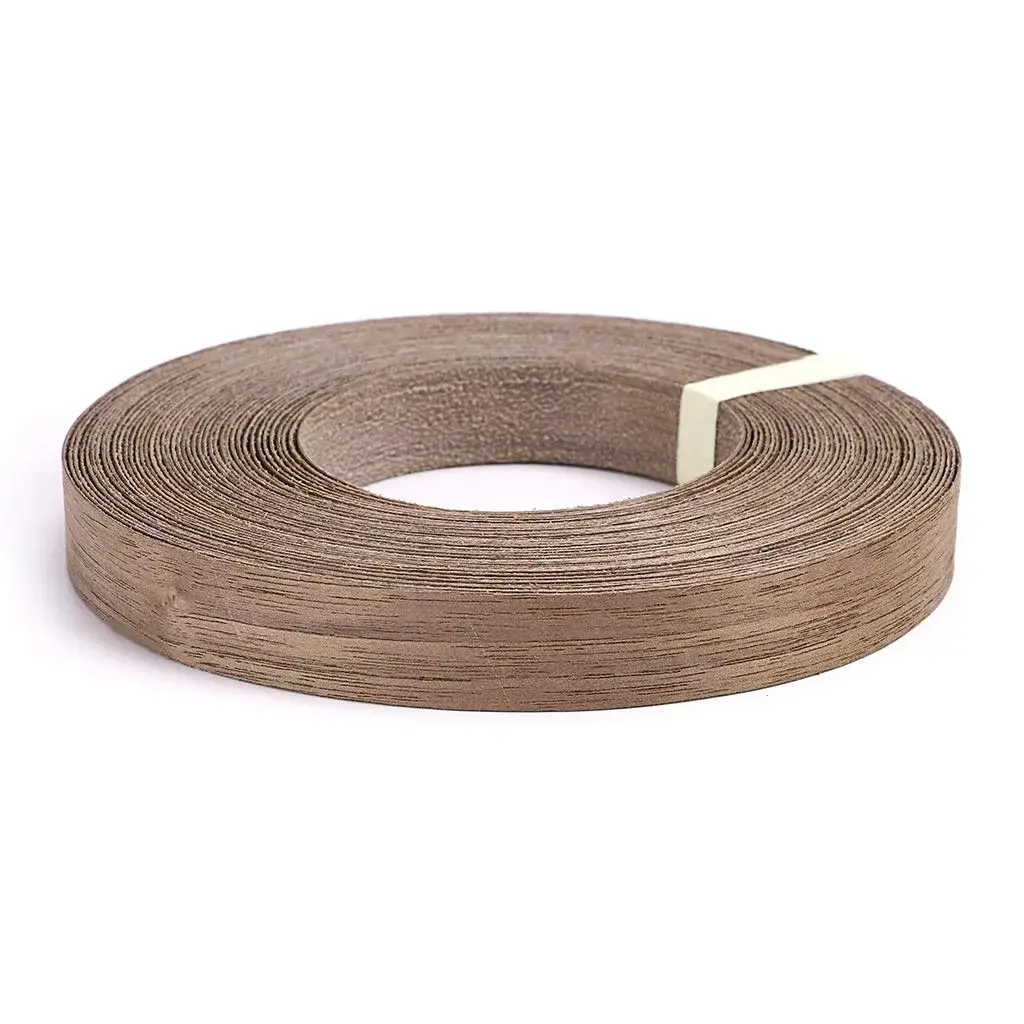 Skelang Walnut Wood Veneer Edge Banding 3/4 inch × 50 feet | Real Wood Veneer for Furniture & Cabinets - view 2