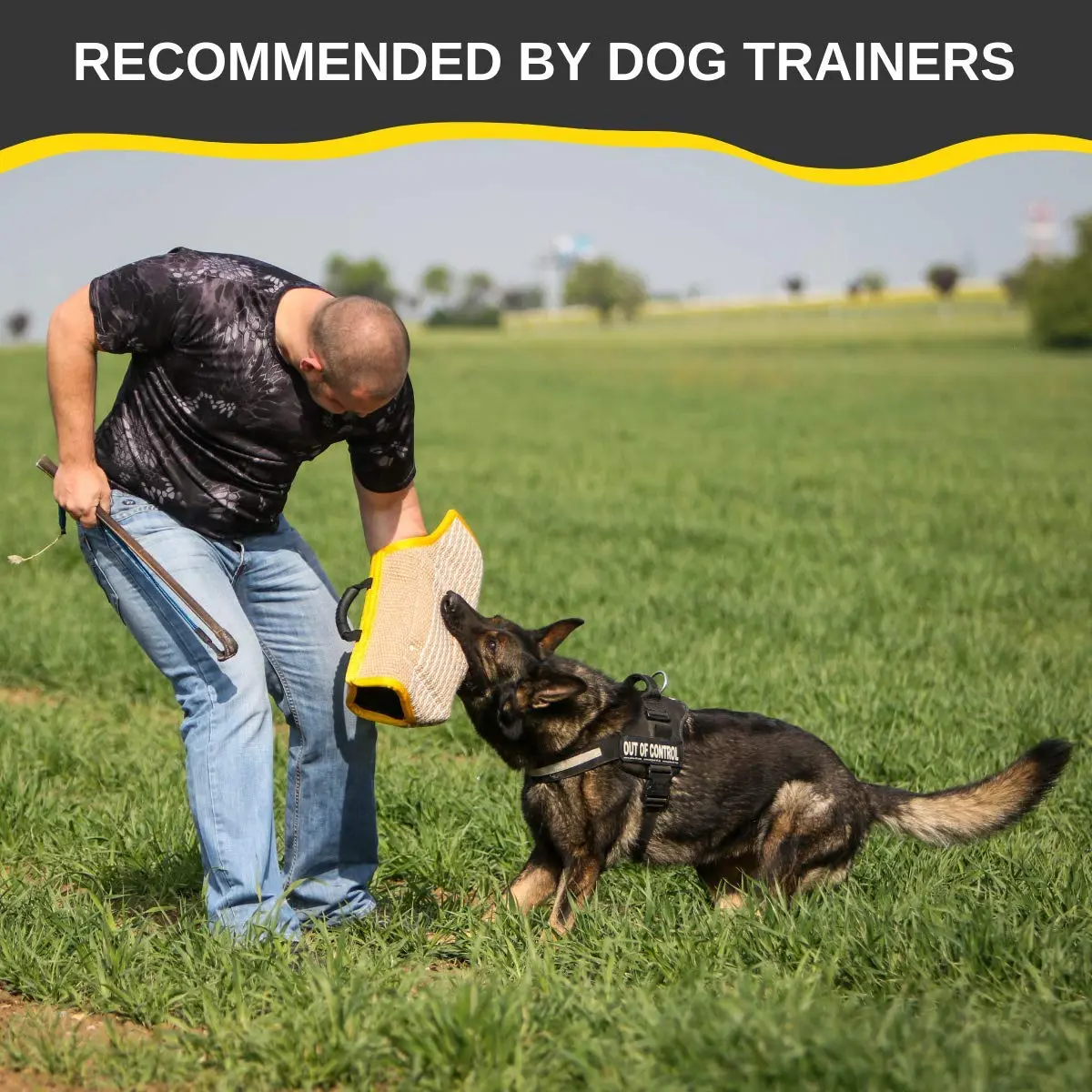 YES4QUALITY Dog Bite Sleeve for Large Dogs | Heavy Duty Canine Training Gear (20x12") - view 2