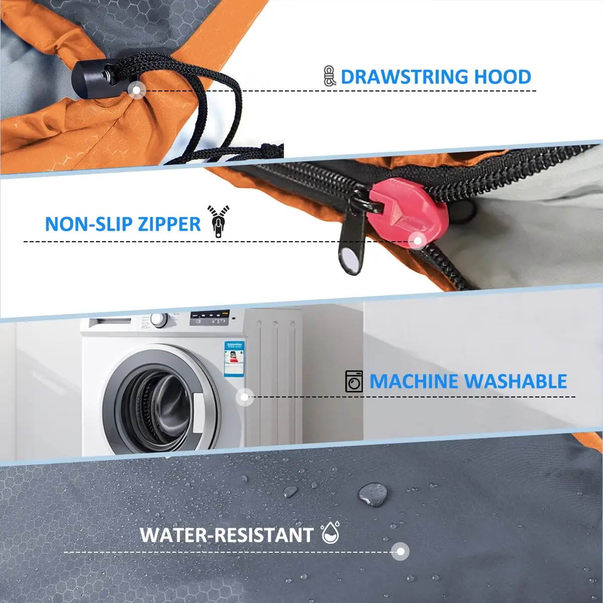 oaskys Camping Sleeping Bag - 3 Season Waterproof & Lightweight | Suitable for Adults & Kids - view 5